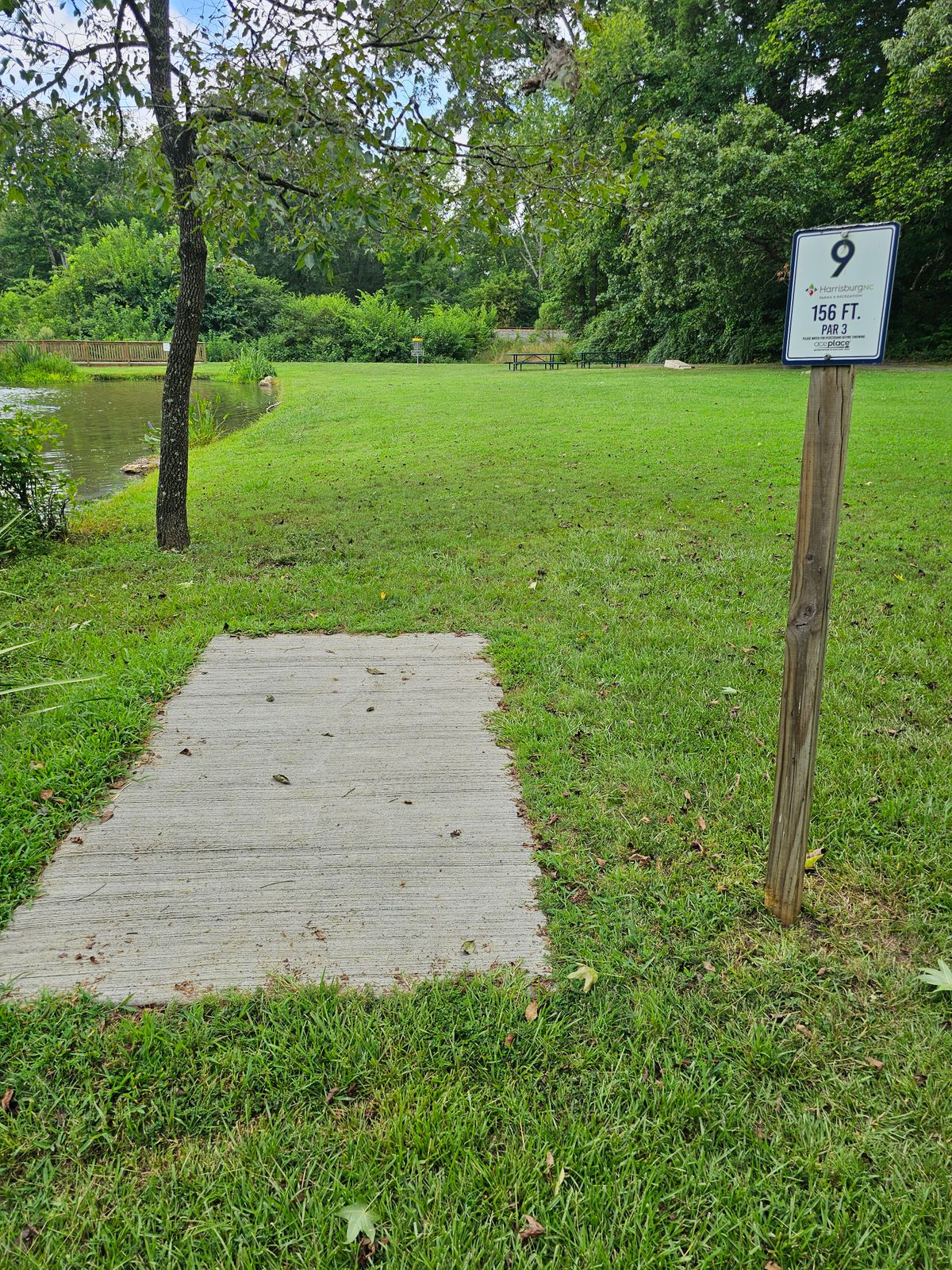Hole 9's other tee pad