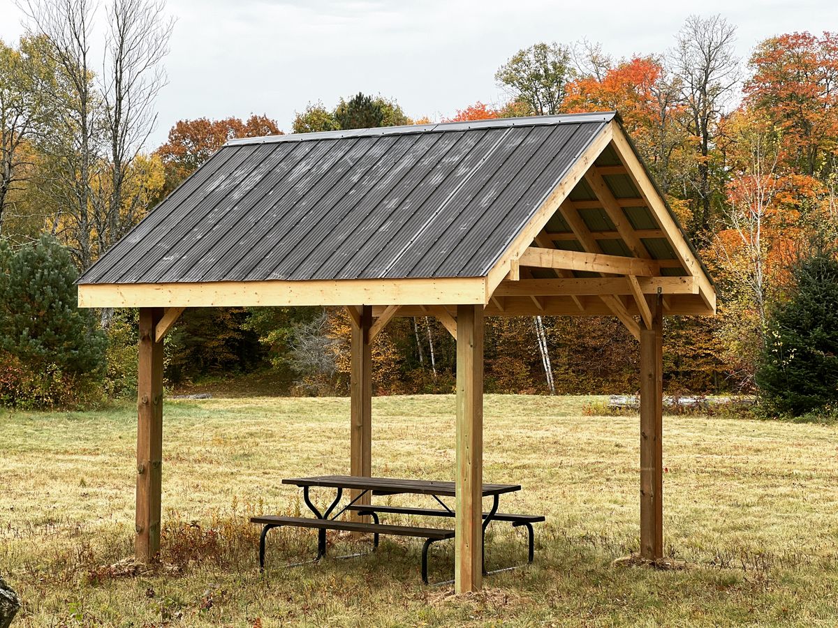 Rest shelter after hole 9.