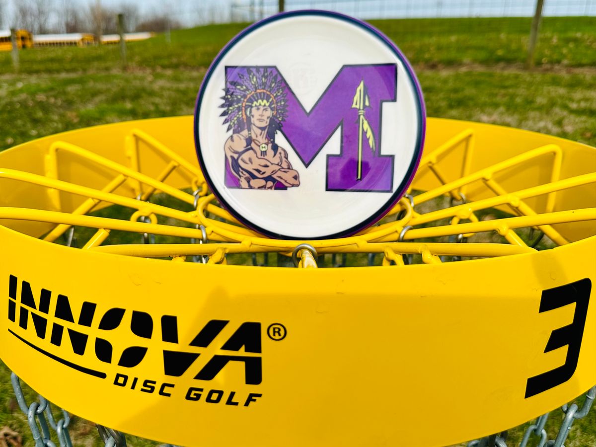 Berg disc with Mechanicsburg theme at the Mechanicsburg course!