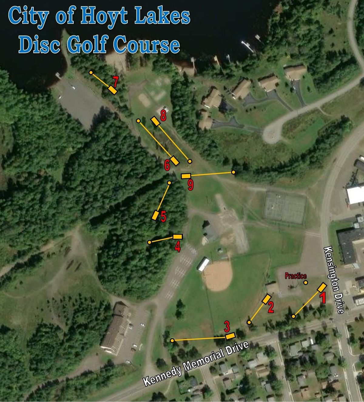 Map provided by City of Hoyt Lakes.
