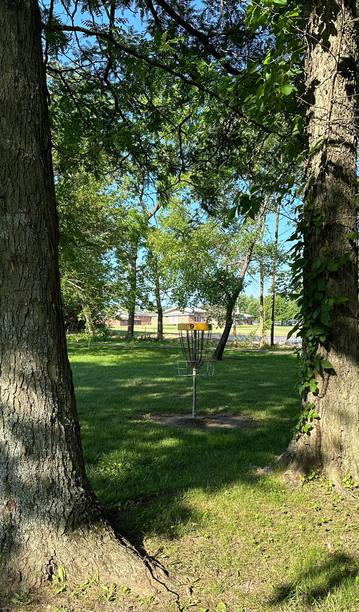 Hole 9; B placement