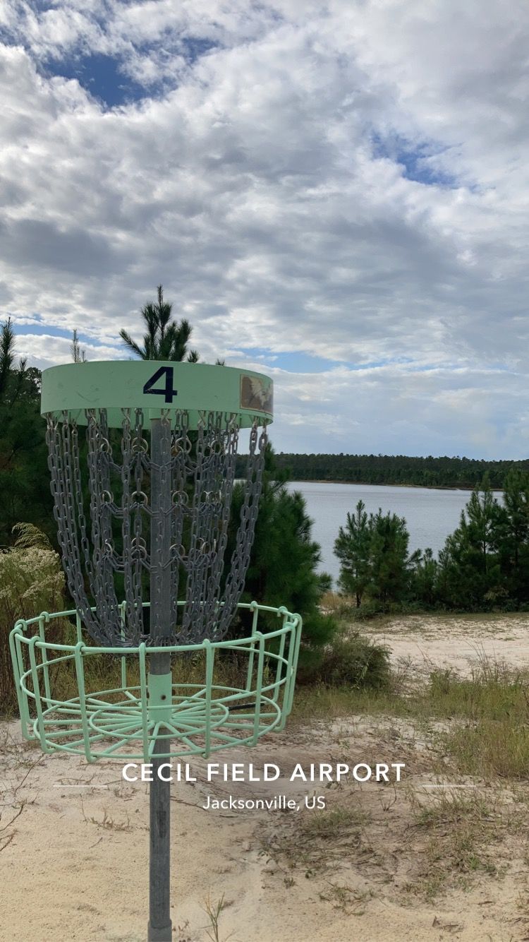 View from the basket on 4 (Green)
