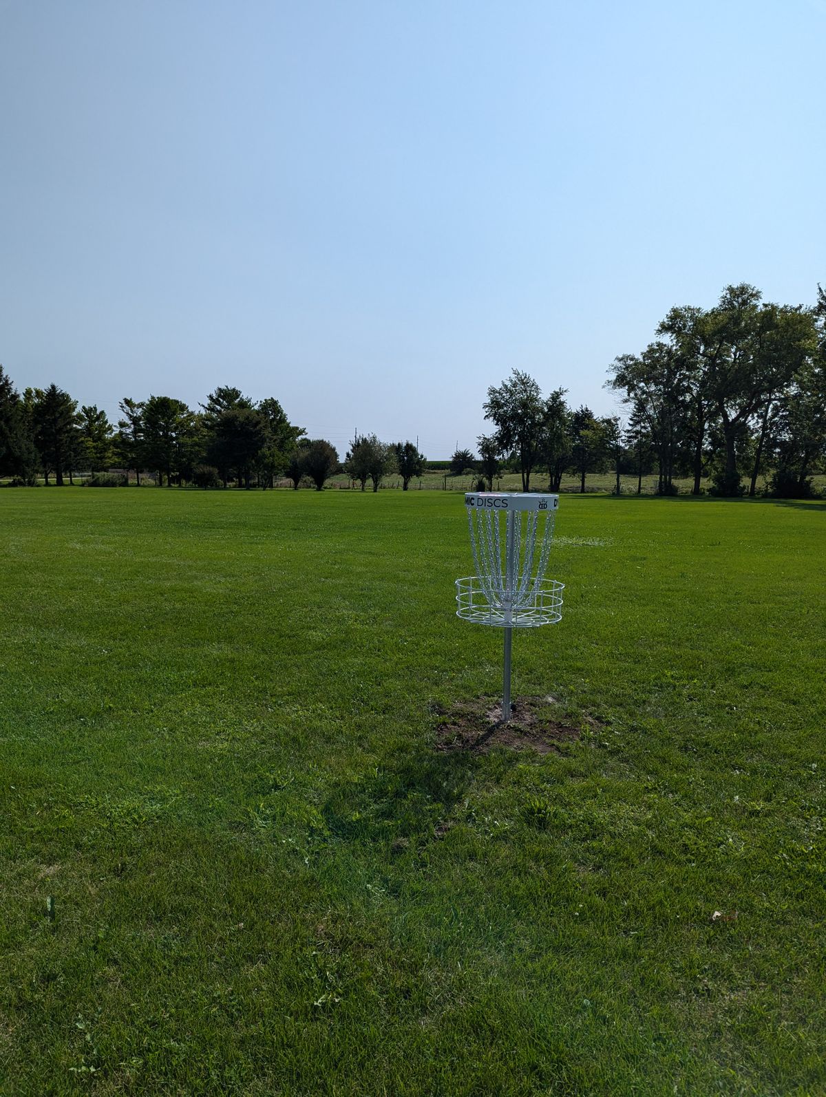 Basket of Hole 6, looking back towards the tee