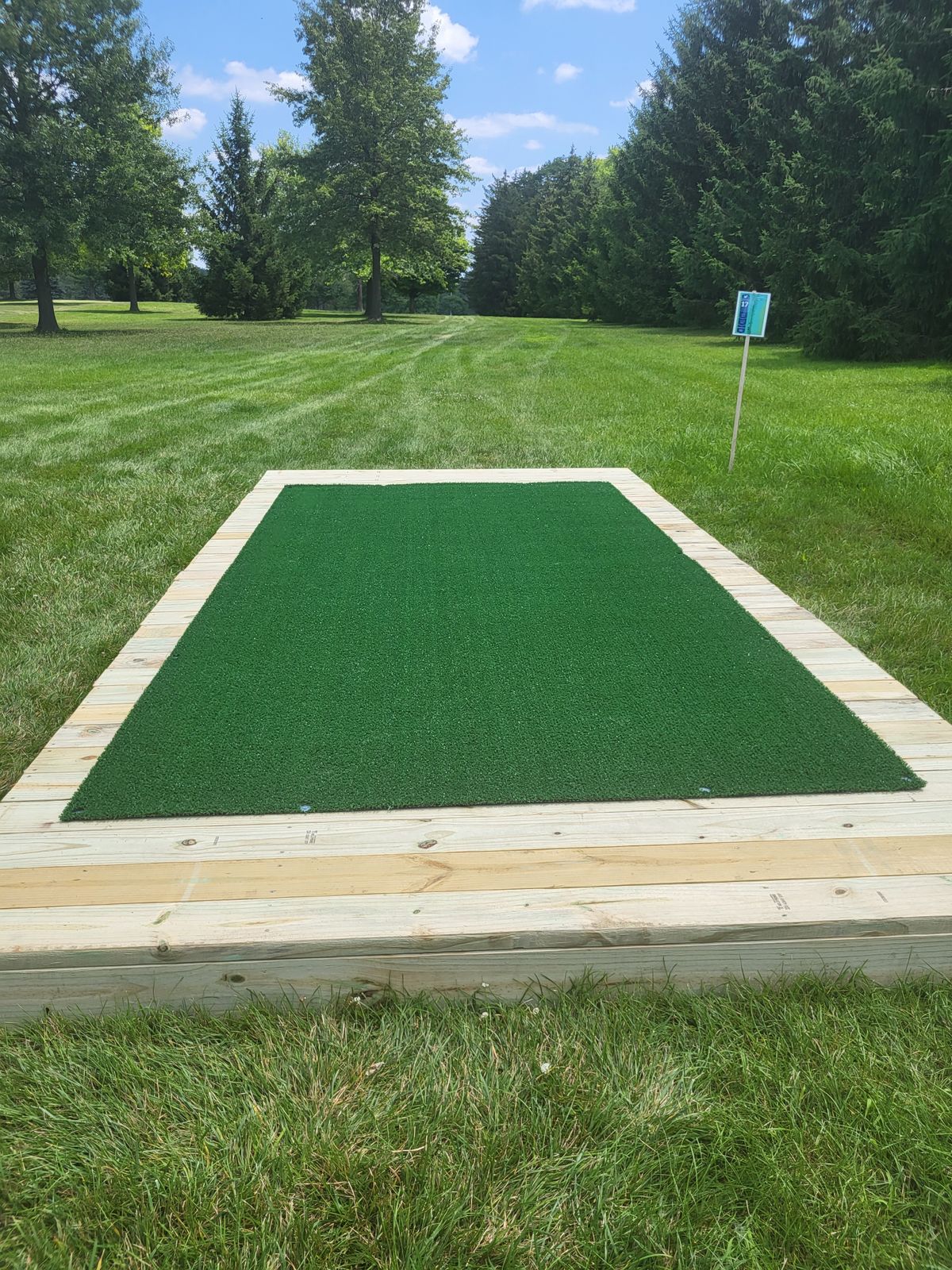 Hole 17 tee