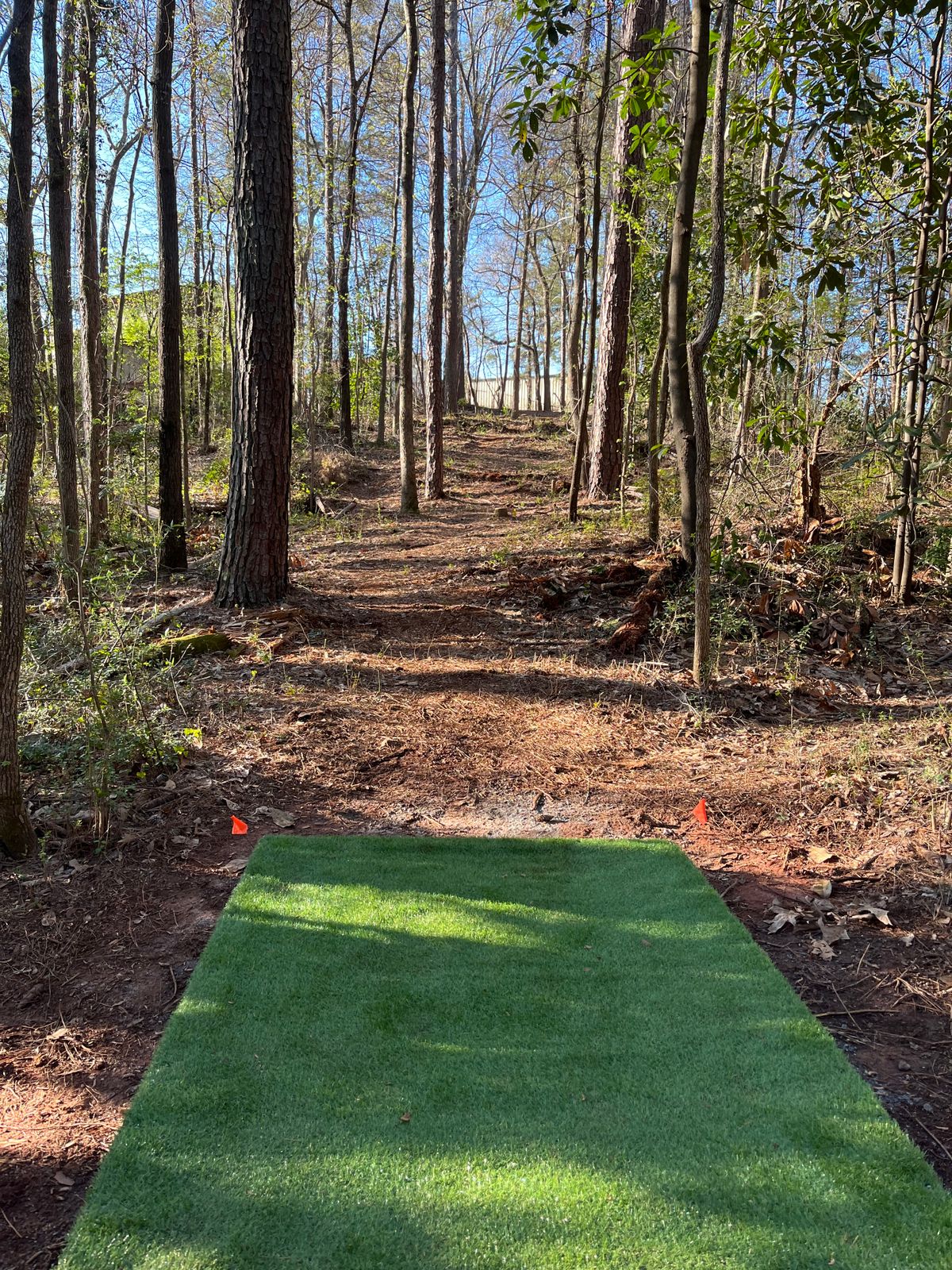 Hole 9 long pad