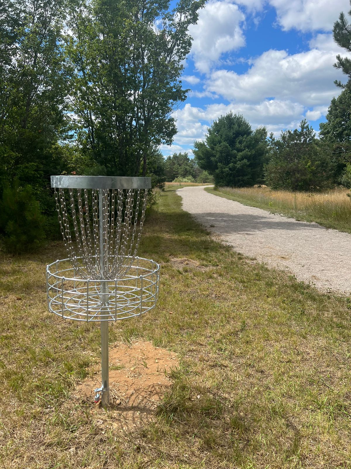 Basket Hole 4 - Looking back down the fairway.
