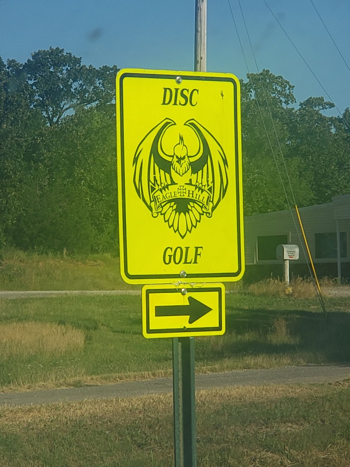 Entrance sign from the road. (Hwy 31)