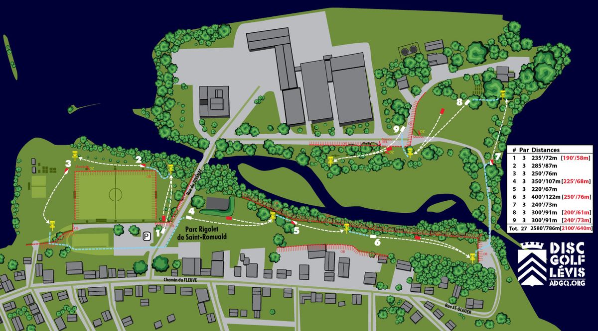 Carte du parcours. Course map.