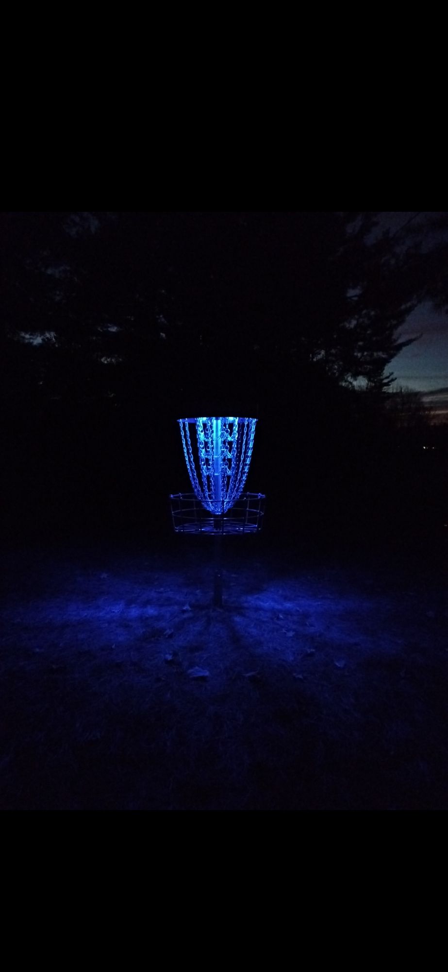 Night disc golf