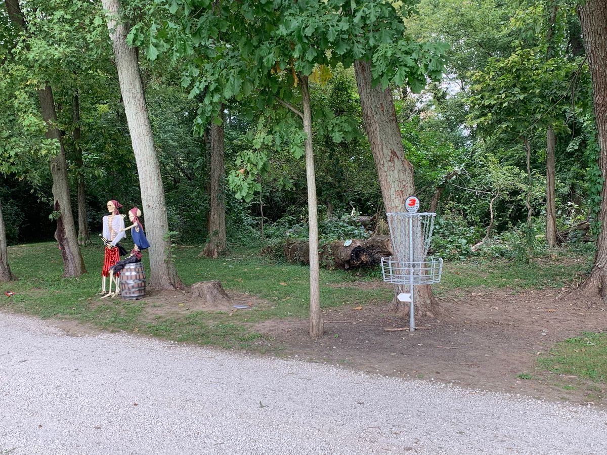 Park was decorated for their Halloween hayride