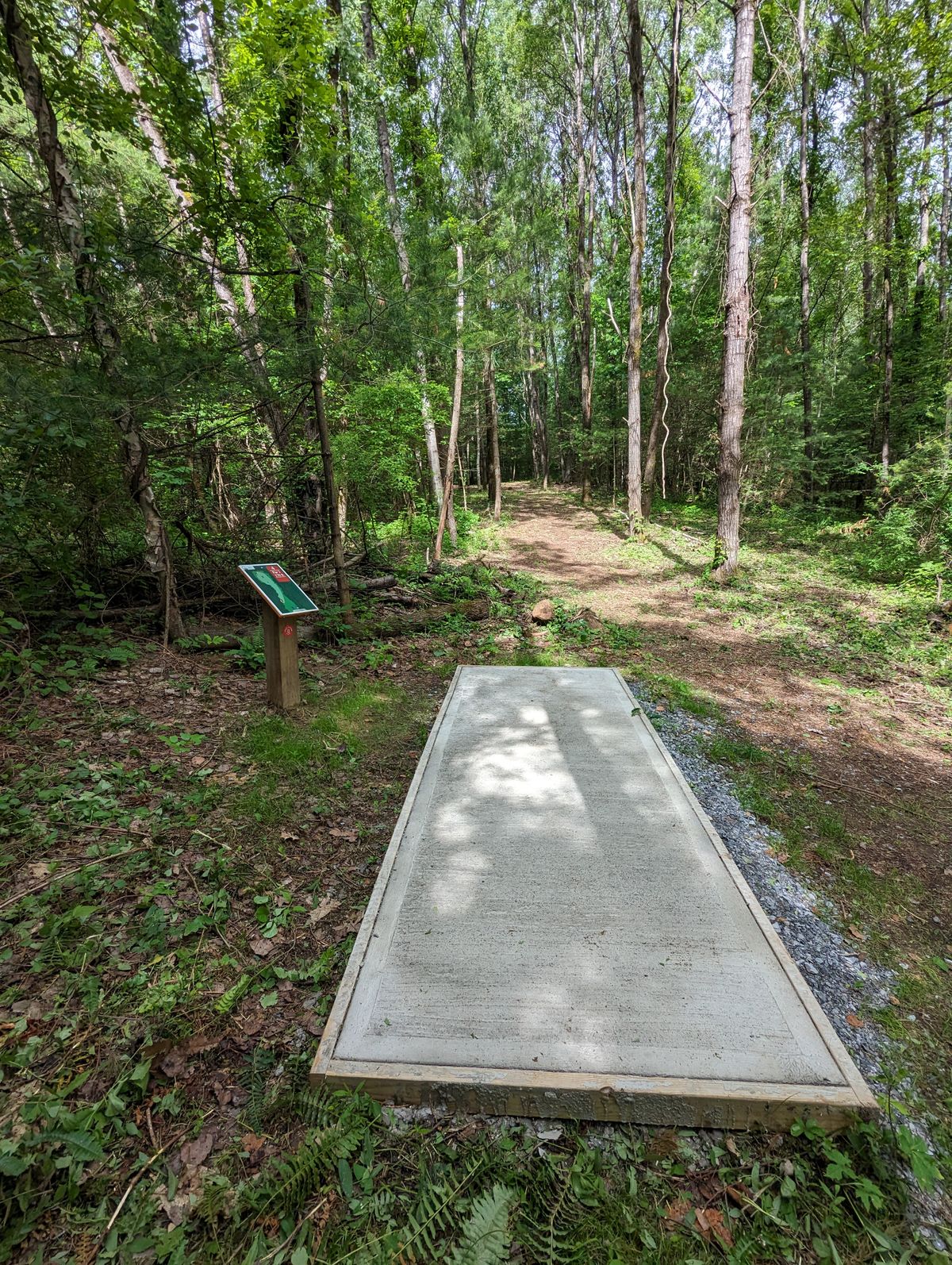 #4 Red tee pad