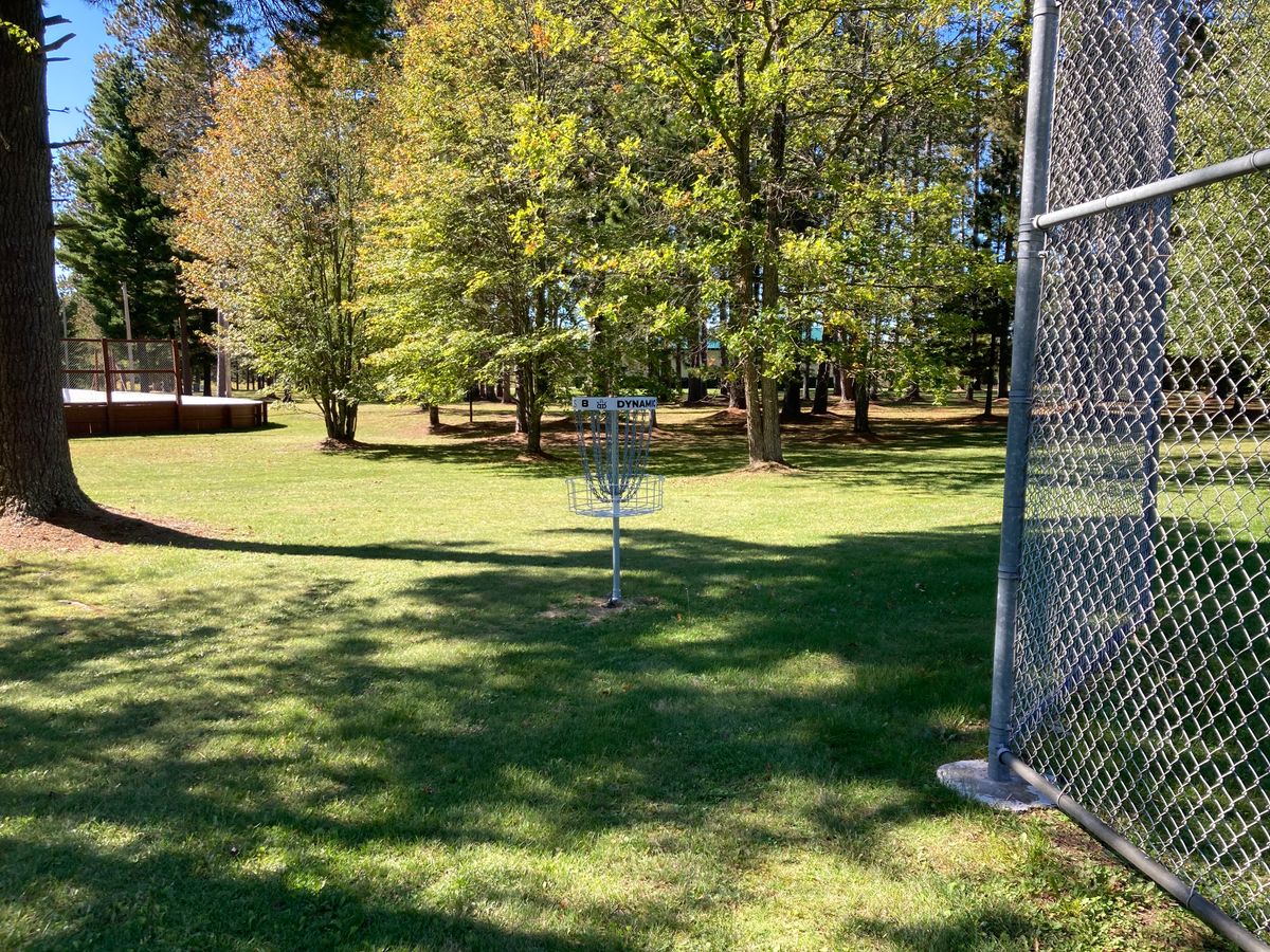 Here’s the Hole 8 target.