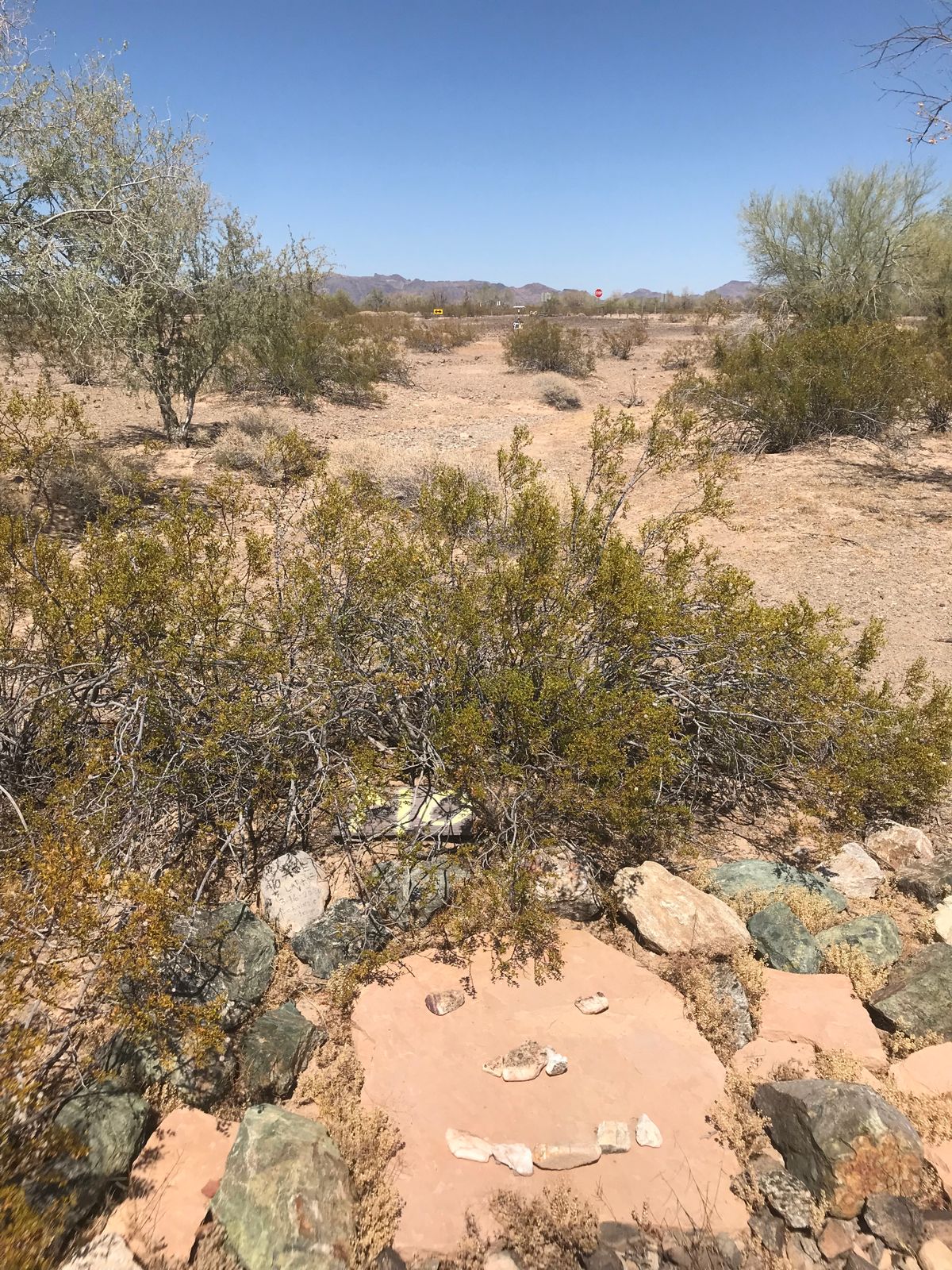 Front of 10th tee box