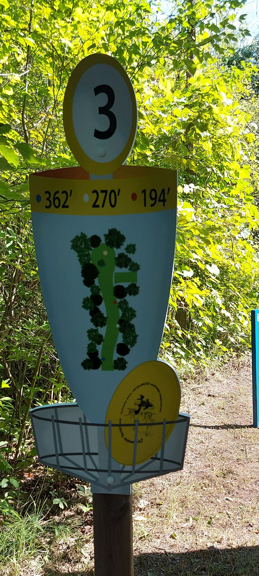 Hole sign #3.🍁🌳🍁🌳🍁