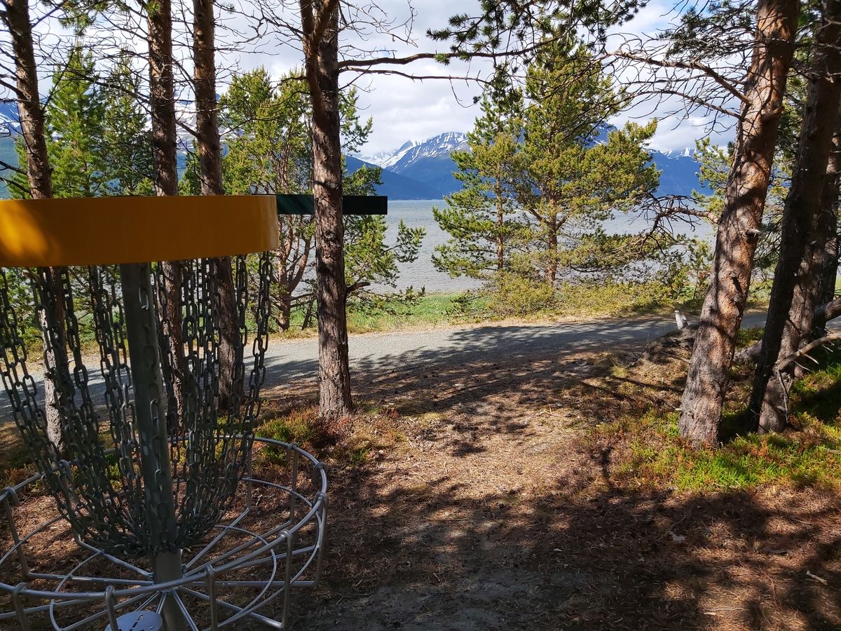 Lake and mountains