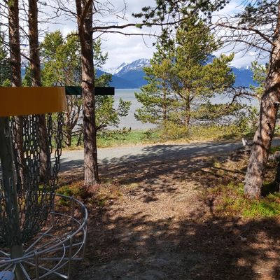 Lake and mountains