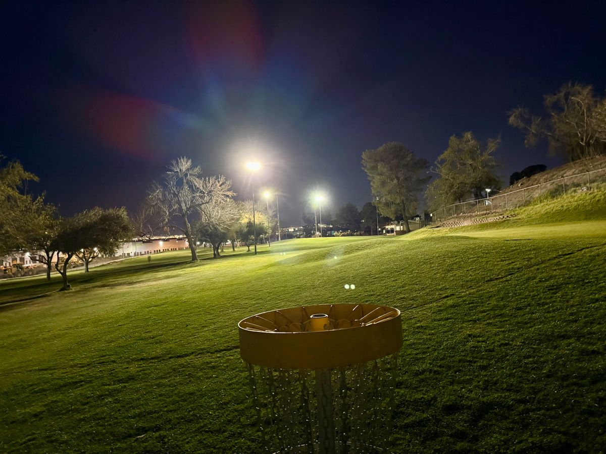 Not every course allows, you to play under the big lights!