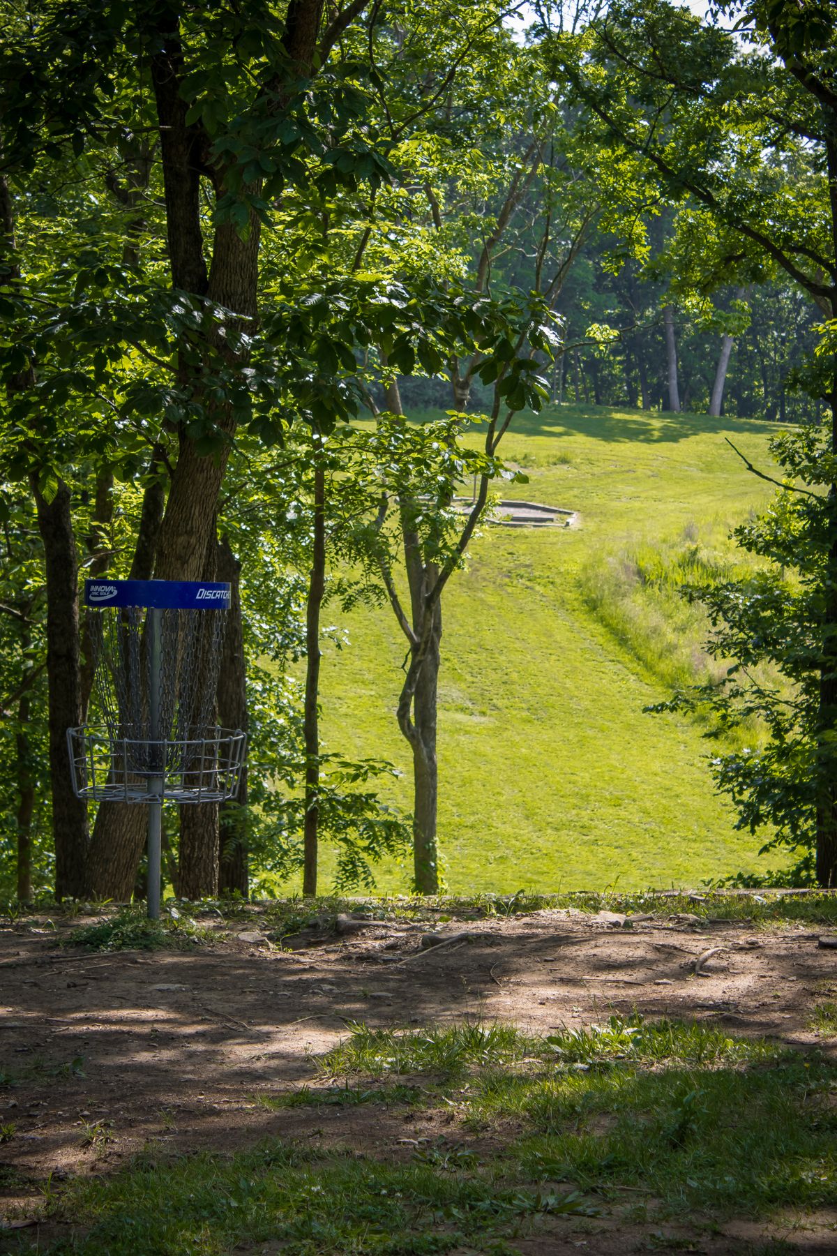 Hole 18 long looking back at tee