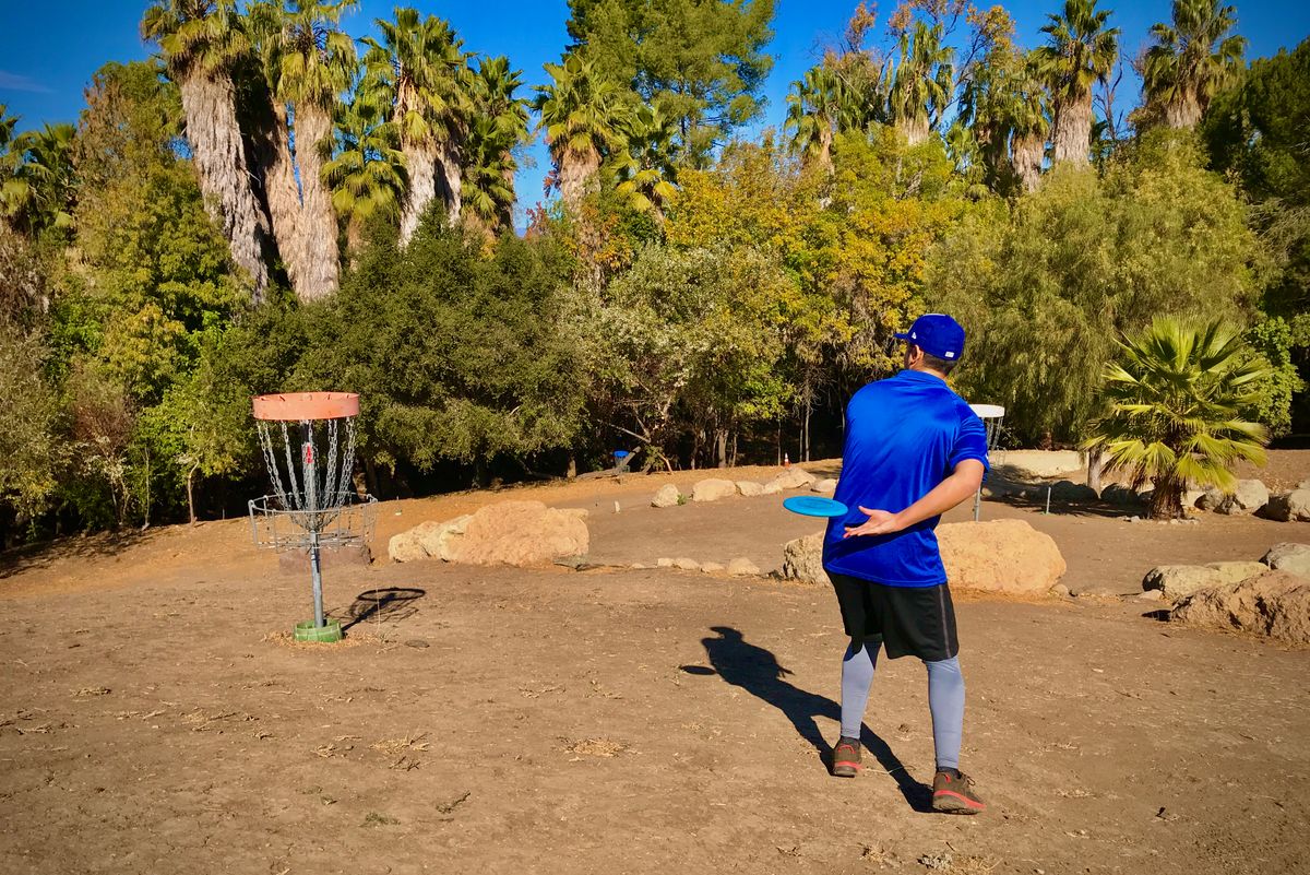 Saw this “Hot Dogger” nail a 13 ft behind the back putt!