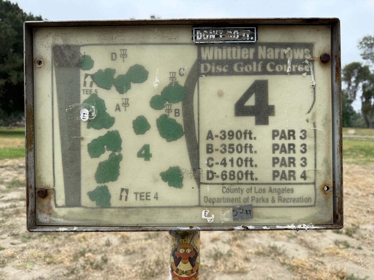 Hole 4 Sign