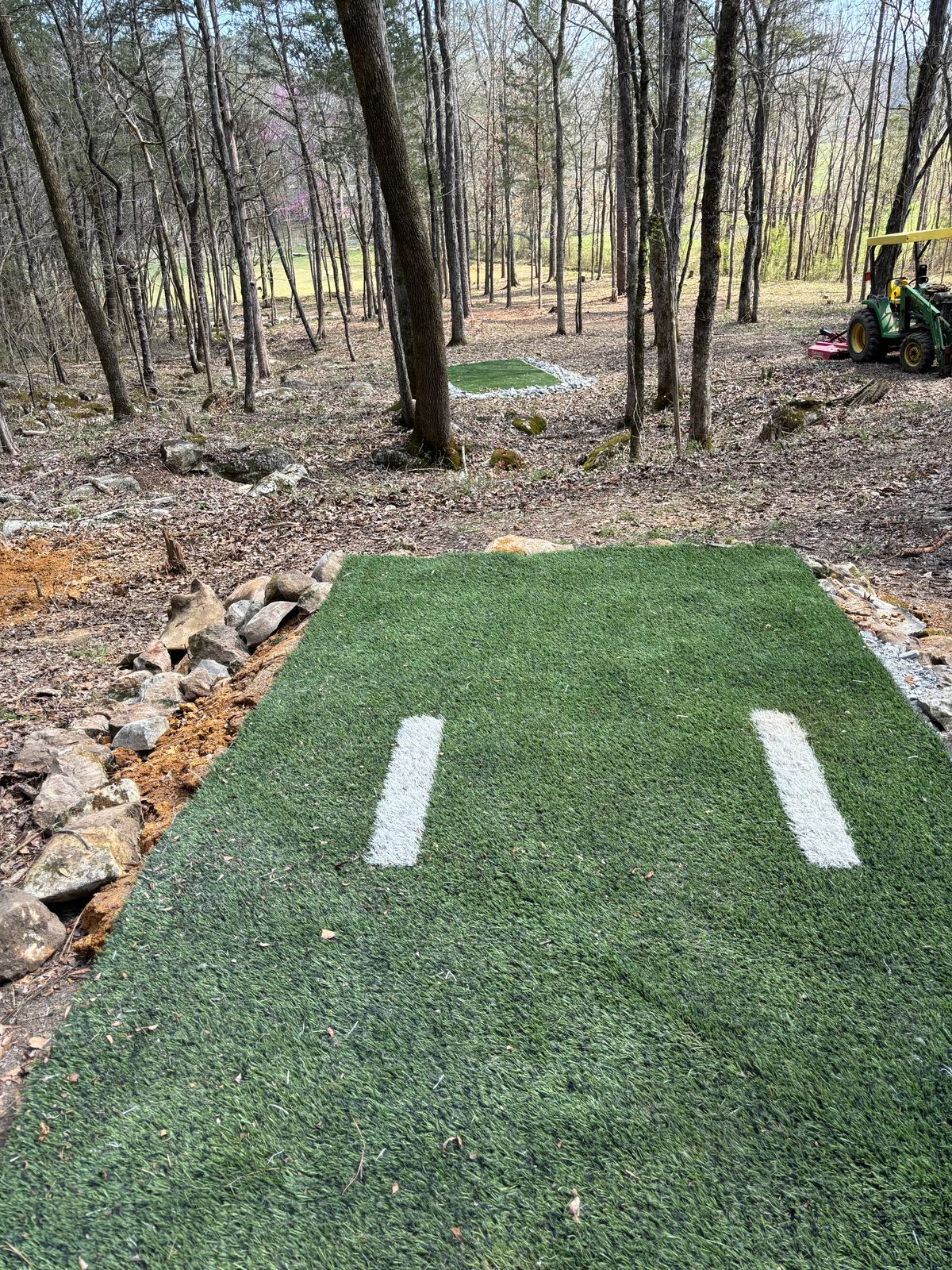 Hole 15 tee; Hole 6 in front
