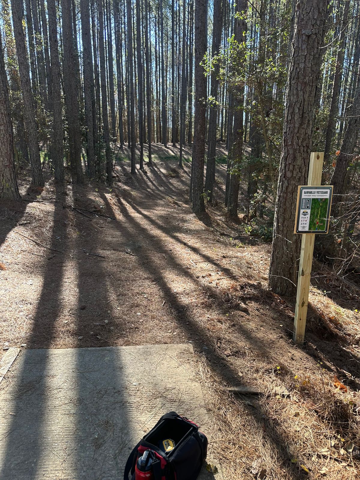 Hole 12 red tee pad