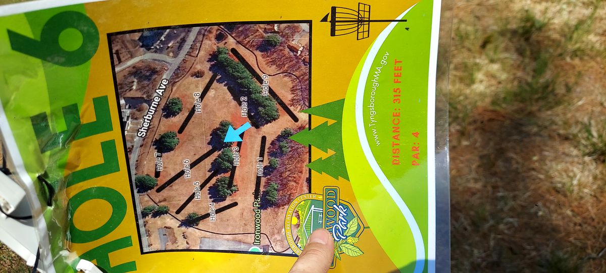 Hole 6 actual dist. 300'