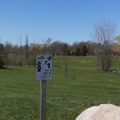 Hole 1 tee pad
