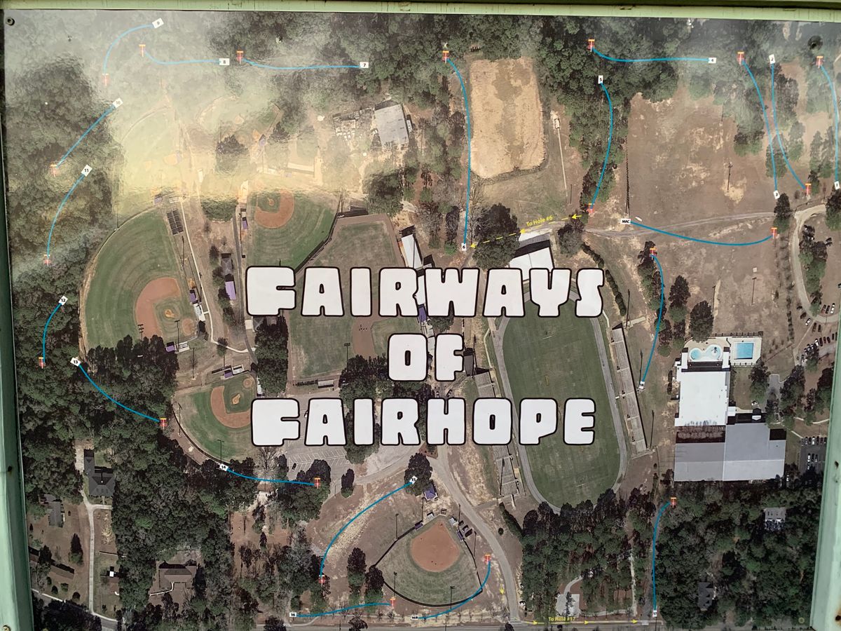 Course played true to the park map on 12/8/2020
