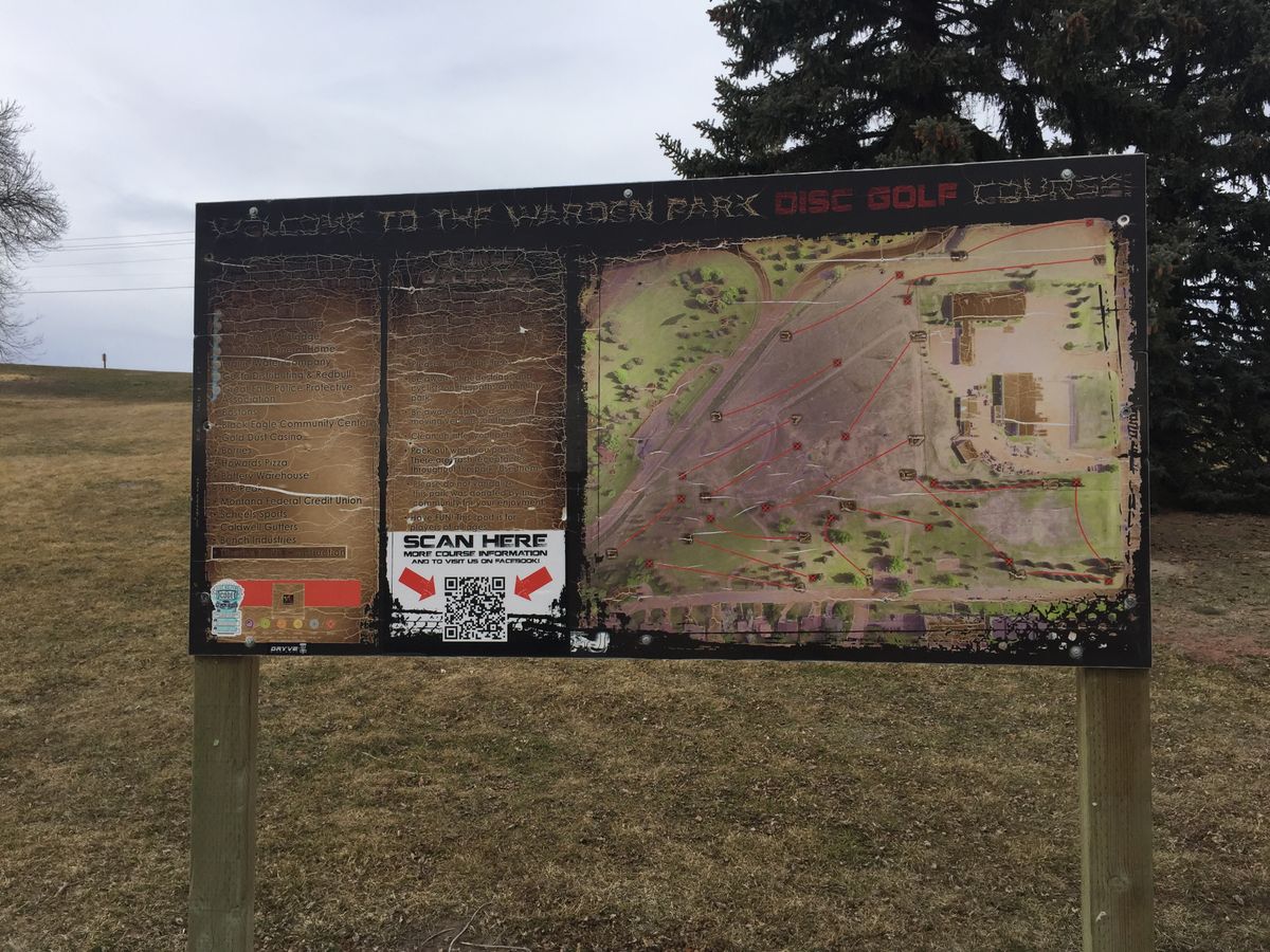 Parkinglot Course Sign