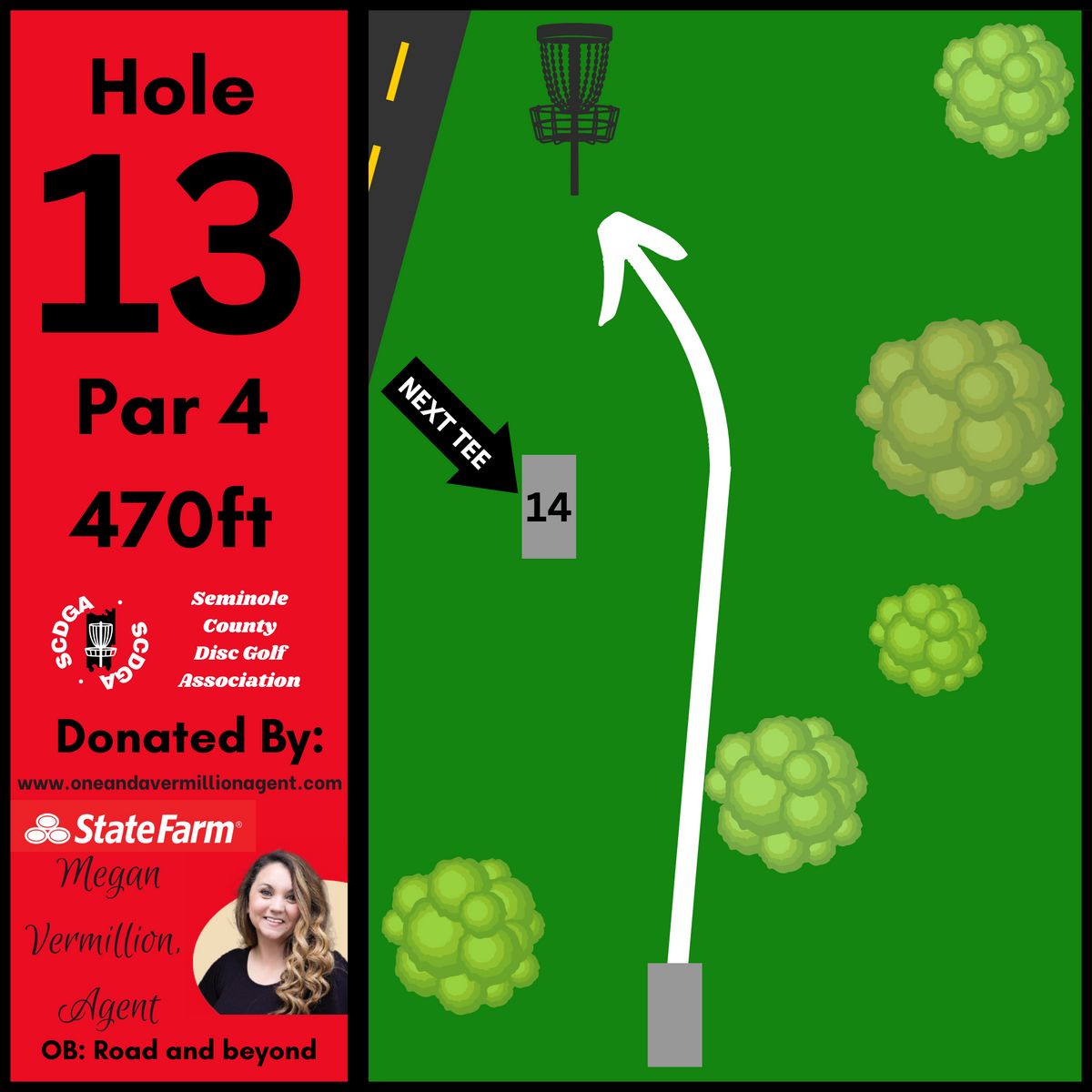 Hole 13 Teesign