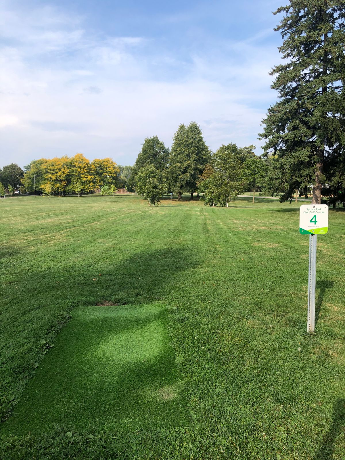 Hole #4 - Tee pads installed June 2024