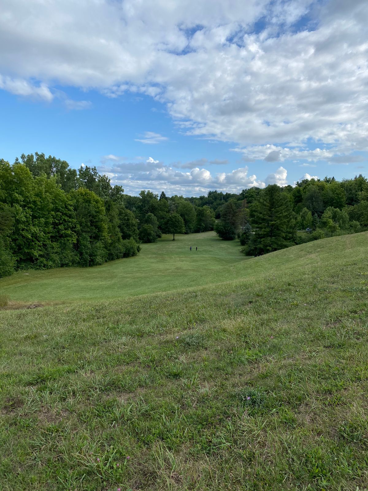 Looking over hole 3s fairway