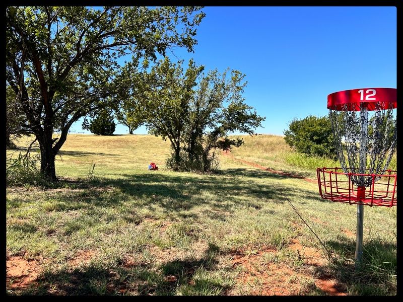 12 basket looking back up at Tee