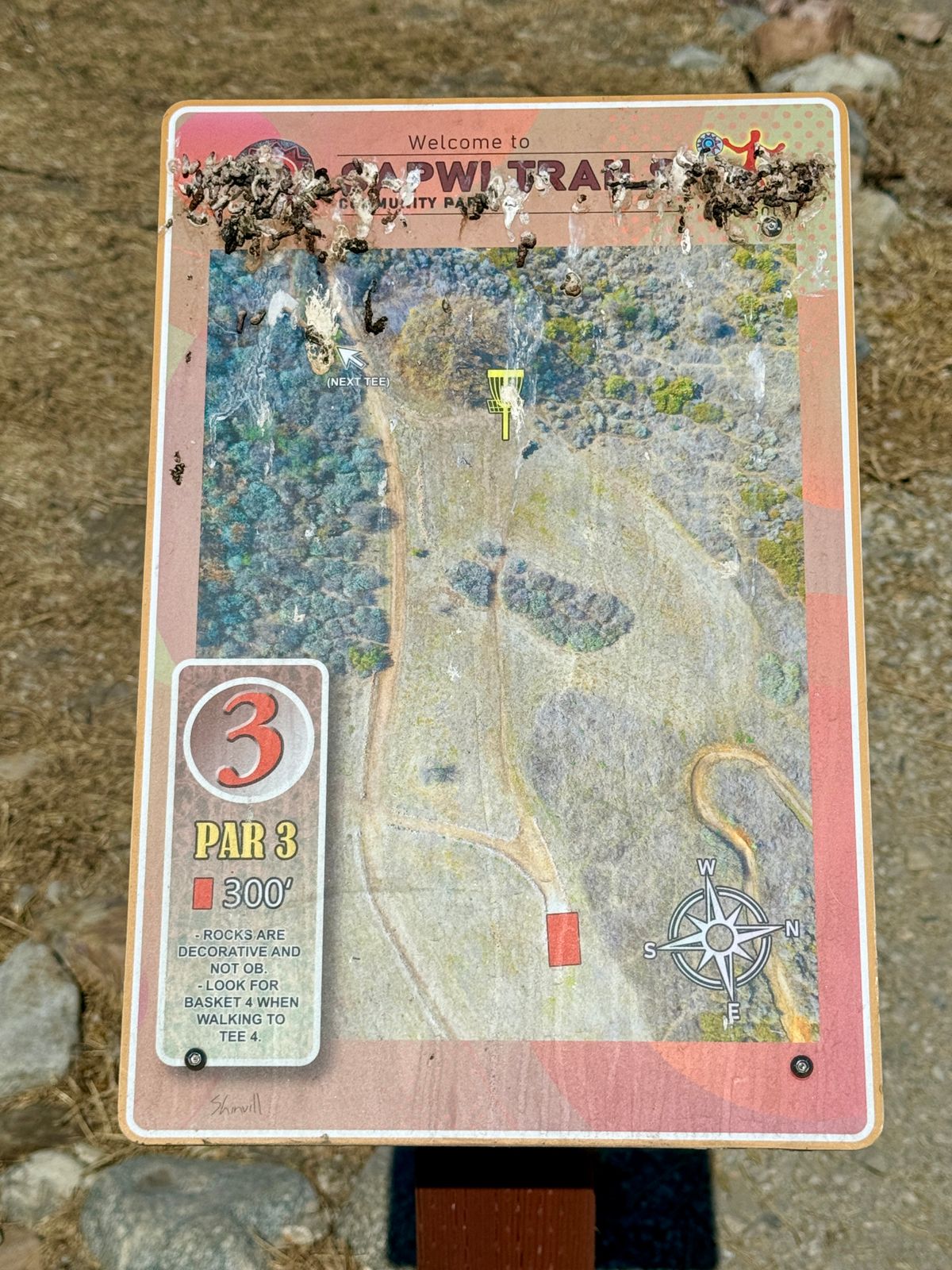 Hole 3 Sign