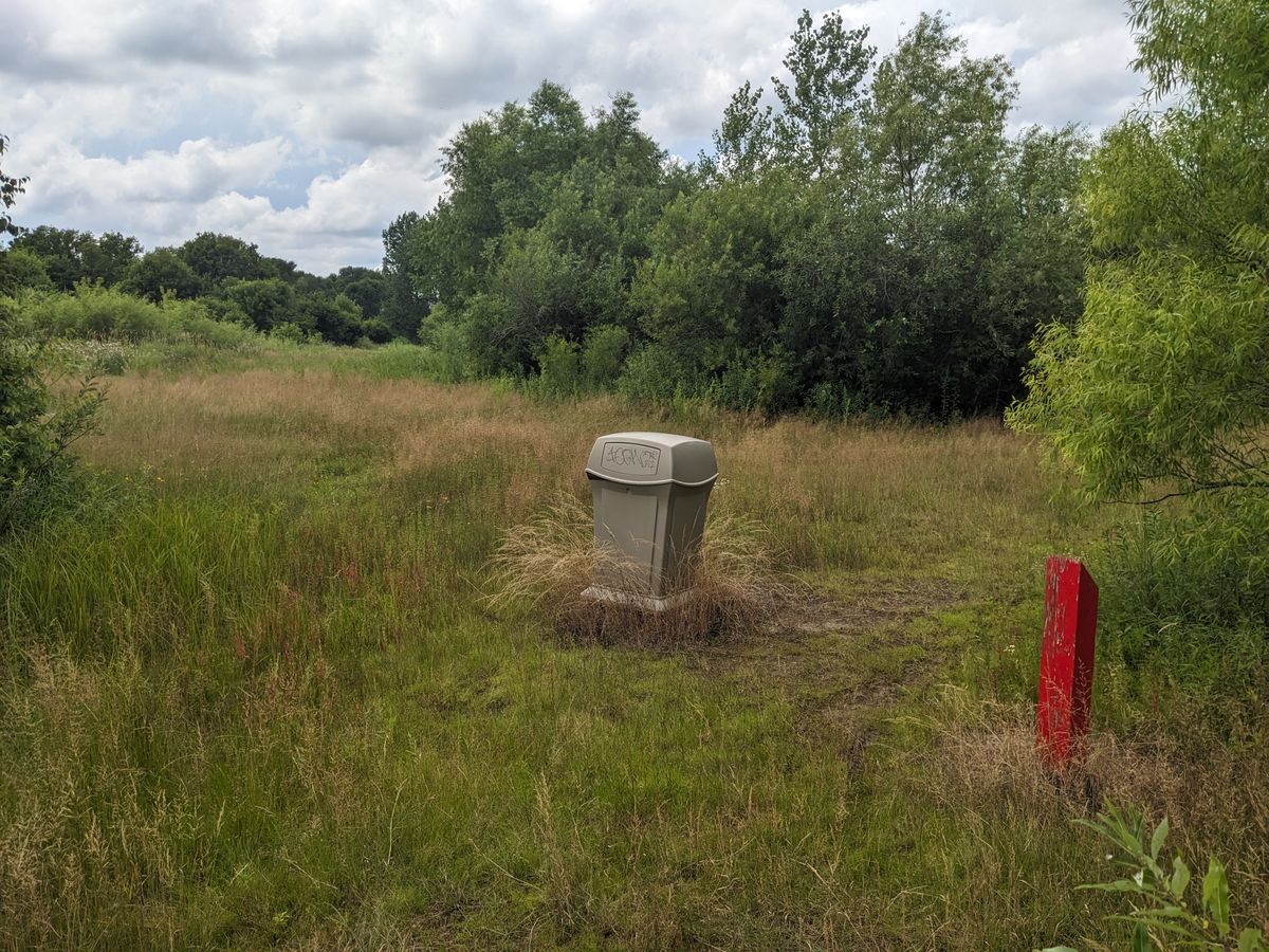 They don't even bother pretending there is an accessible route to the short tee on 6.