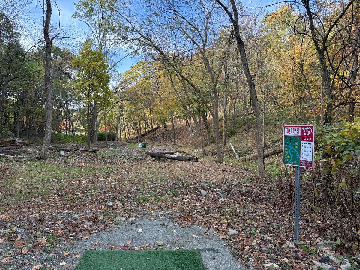 Hole 5 Ted (short) tee