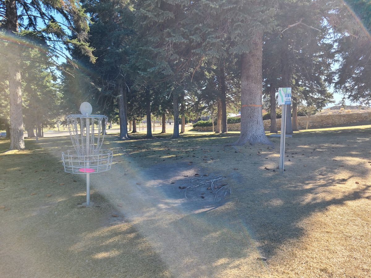 Hole 12 Basket and Hole 13 Tee
