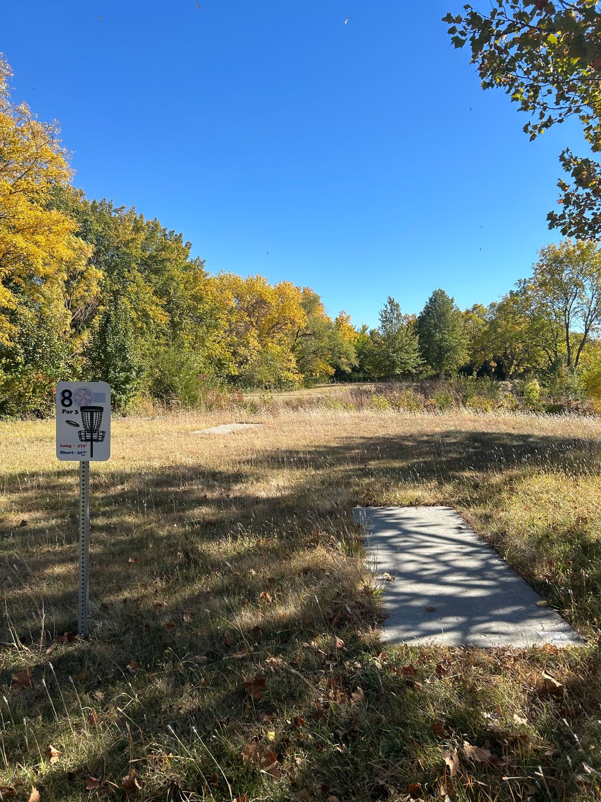 Hole 8 tee