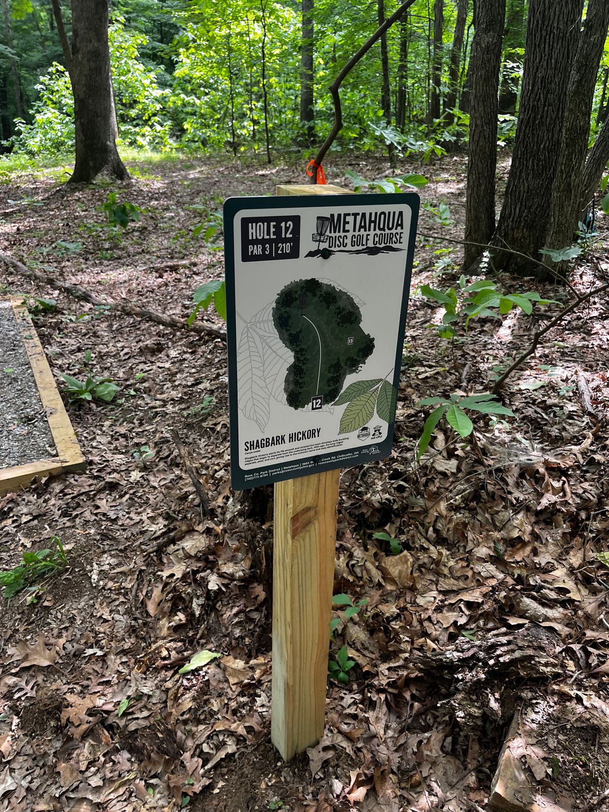 Hole 12 tee sign