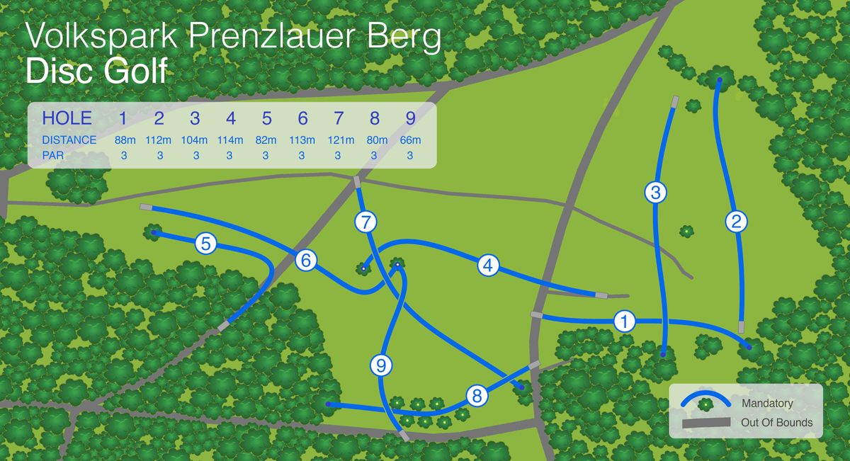 Course Map - Green 9