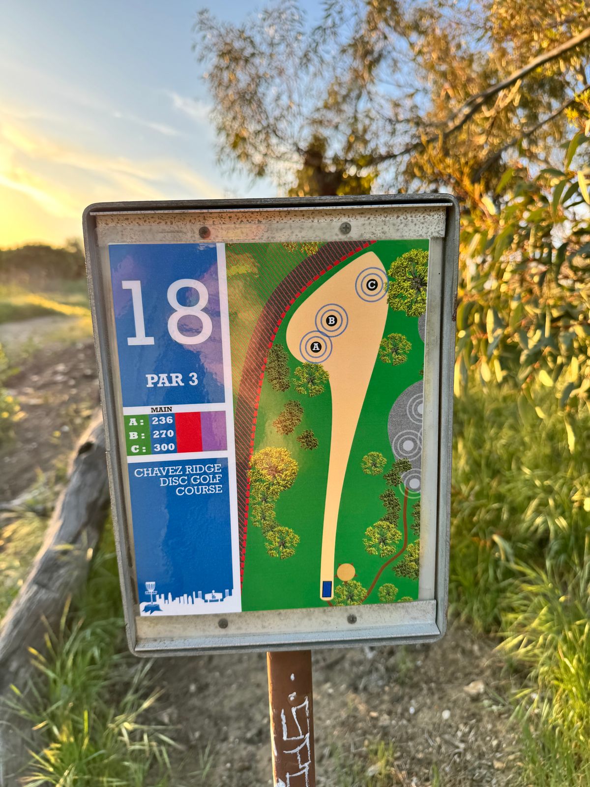 18 tee sign
