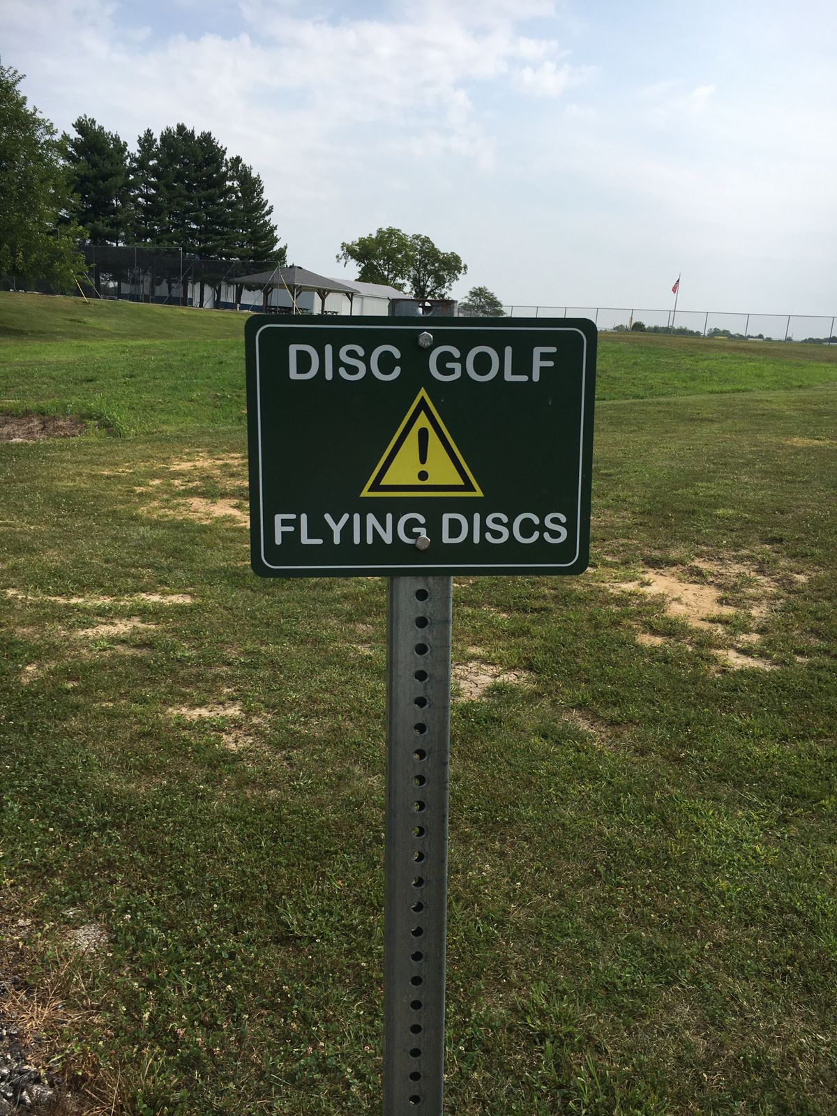 Signs found around course