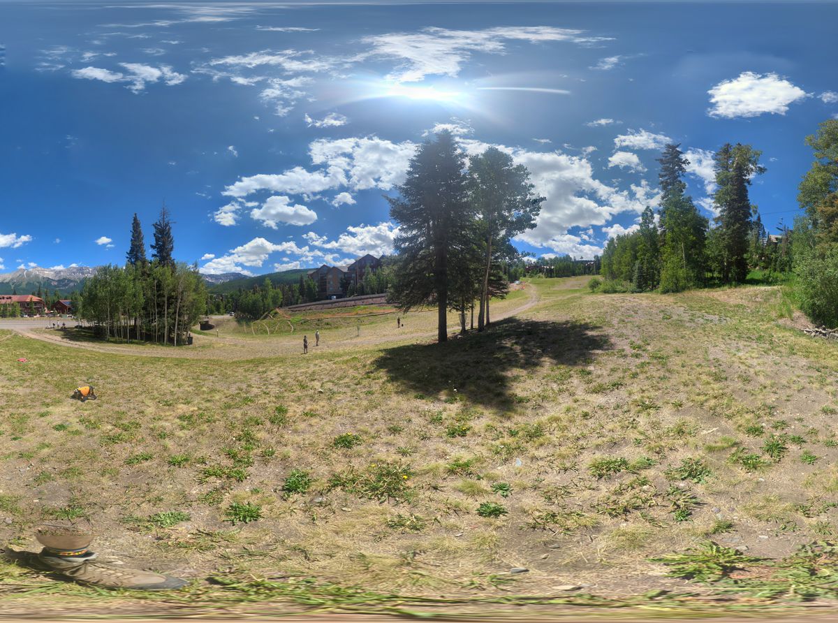Several of the fairways are wide open shots that play across bike trails; watch out for cyclists