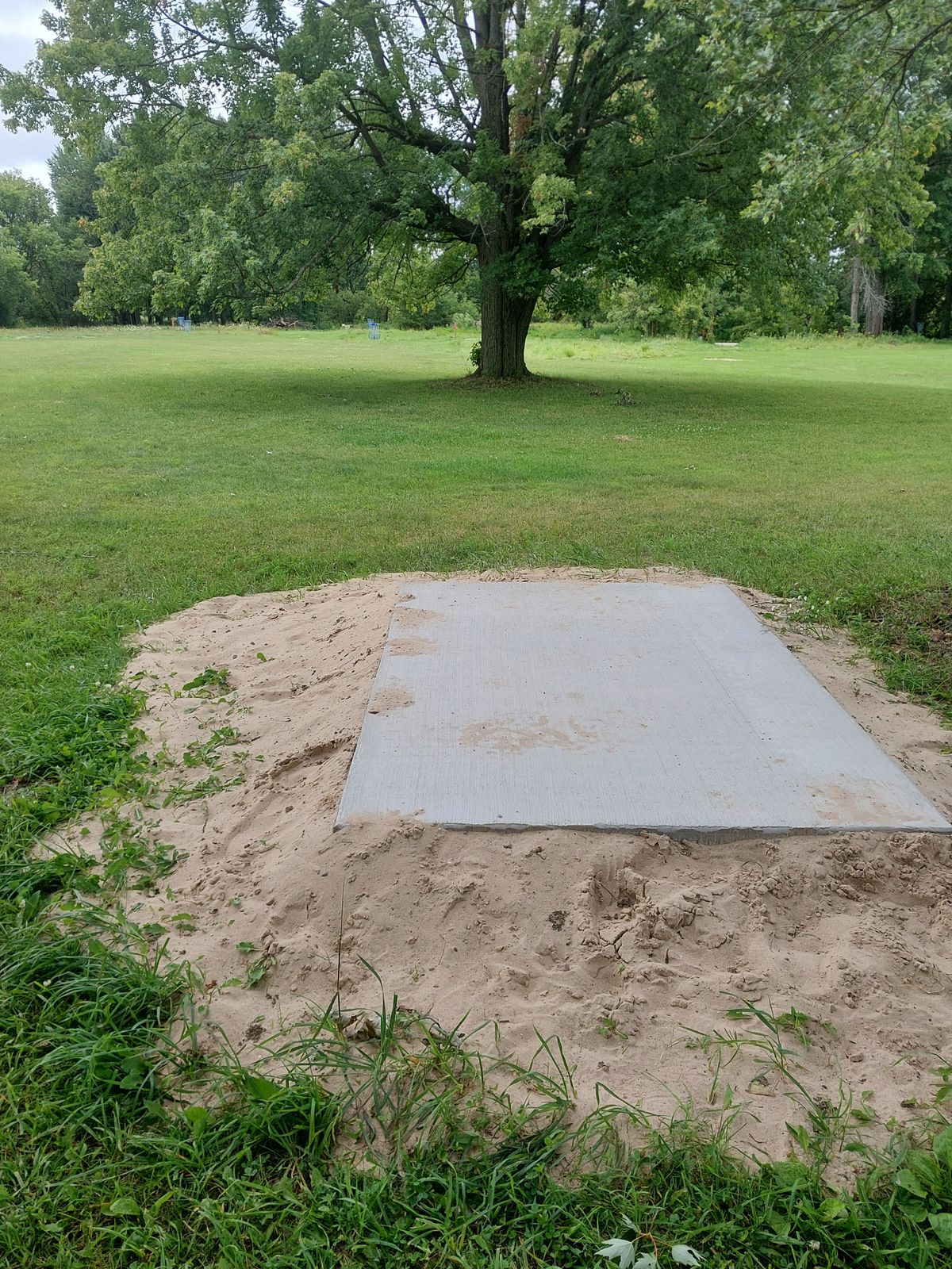 Pads are mounds of sand.  I don't care for it.