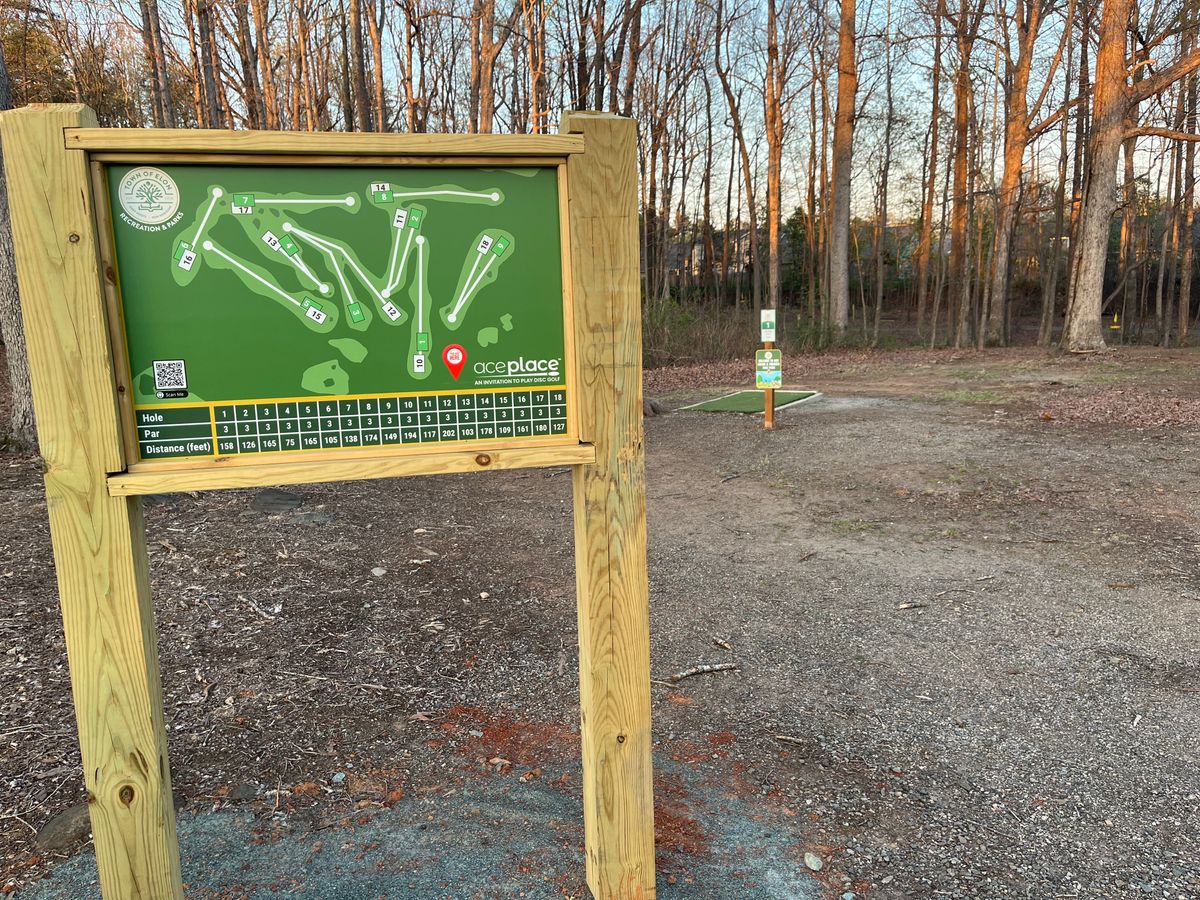 Newly installed course board