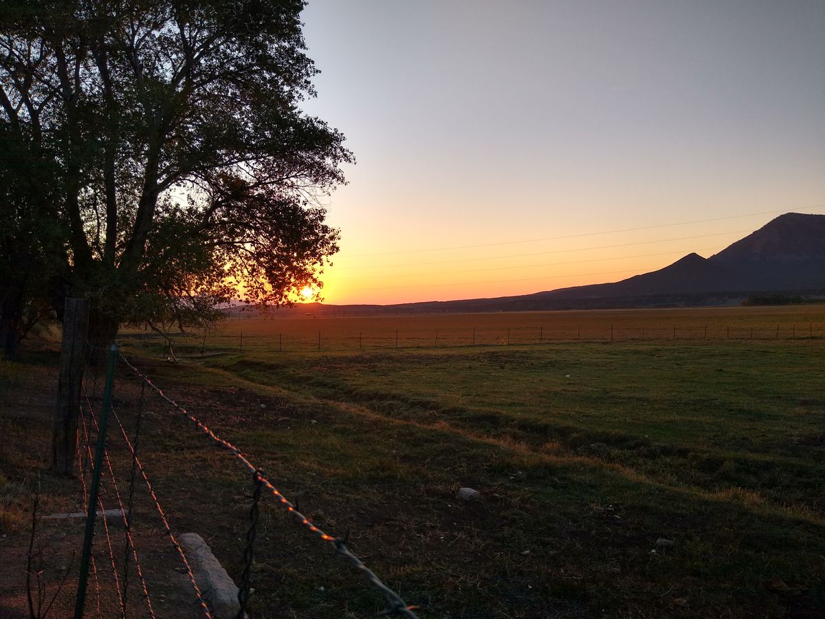 Sweet Sunrise At The Course.