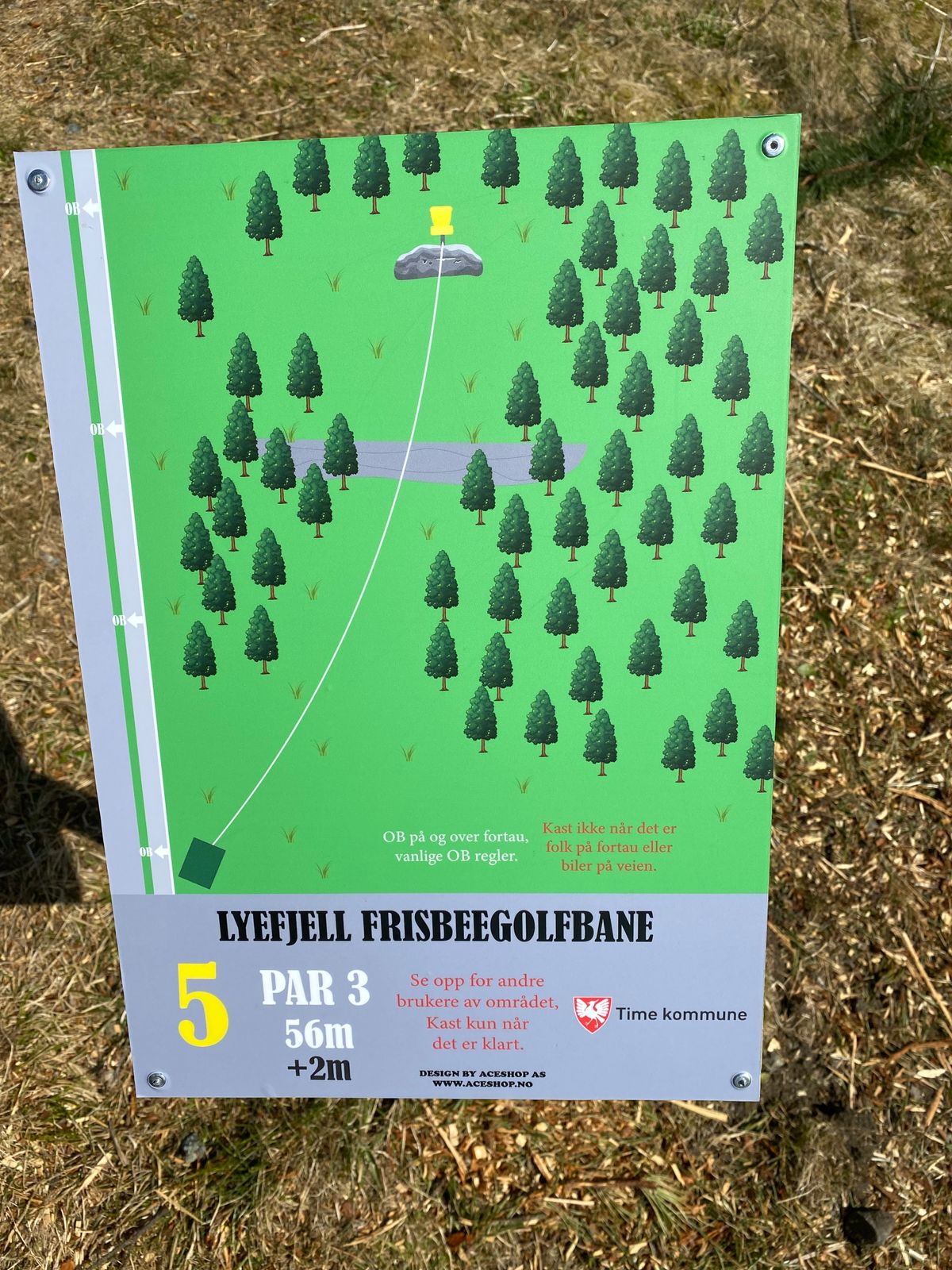 OB på gang og sykkel vei.