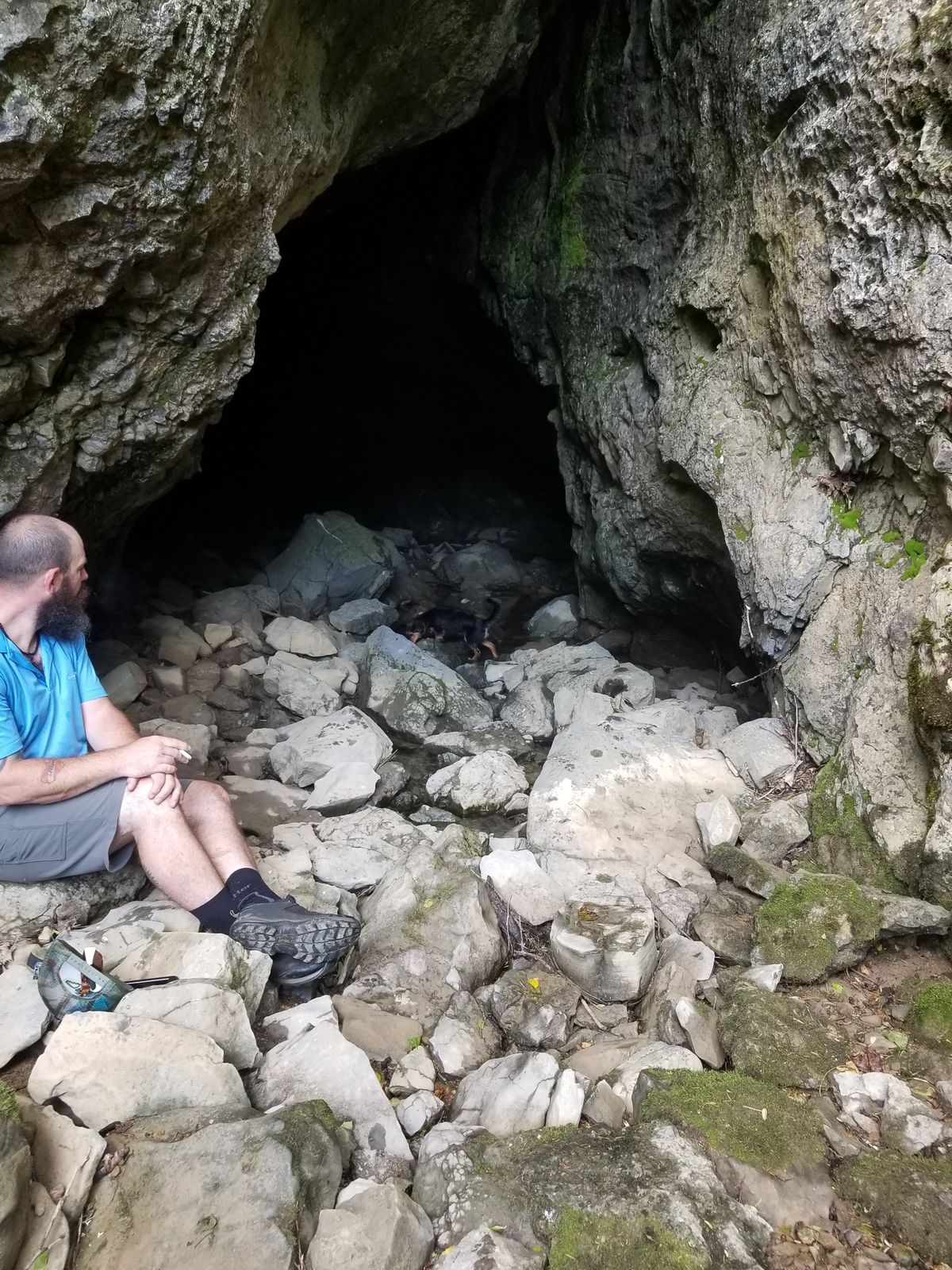 Cave break after the corral hole!