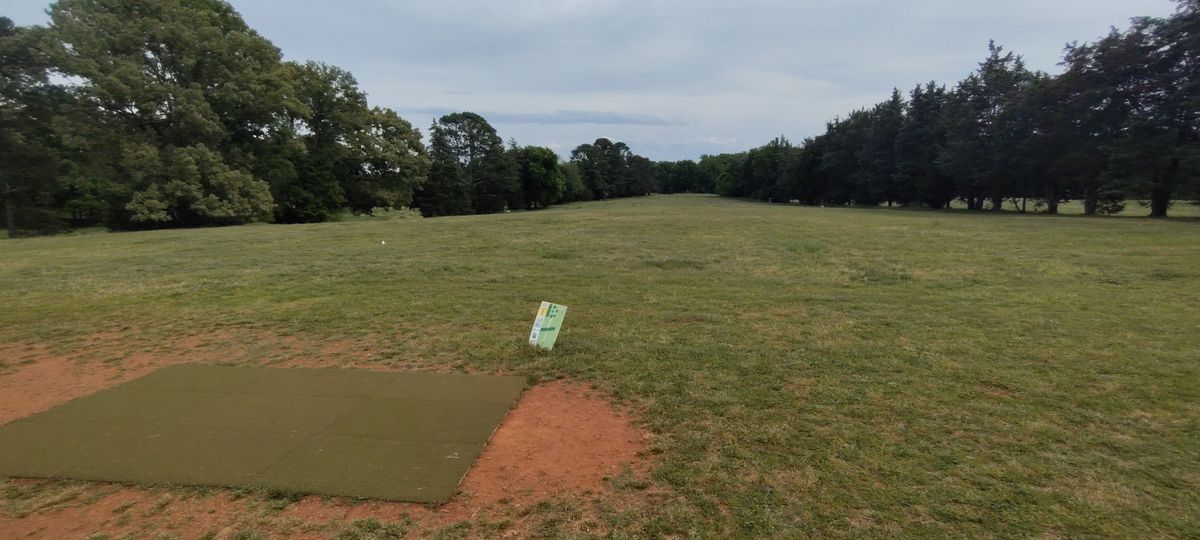 Field used for USDGC Long Distance Competition. First tee (bottom left)